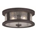Perfecttwinkle 13 in. Cumberland Outdoor Flush Mount, Rust Iron PE2681376